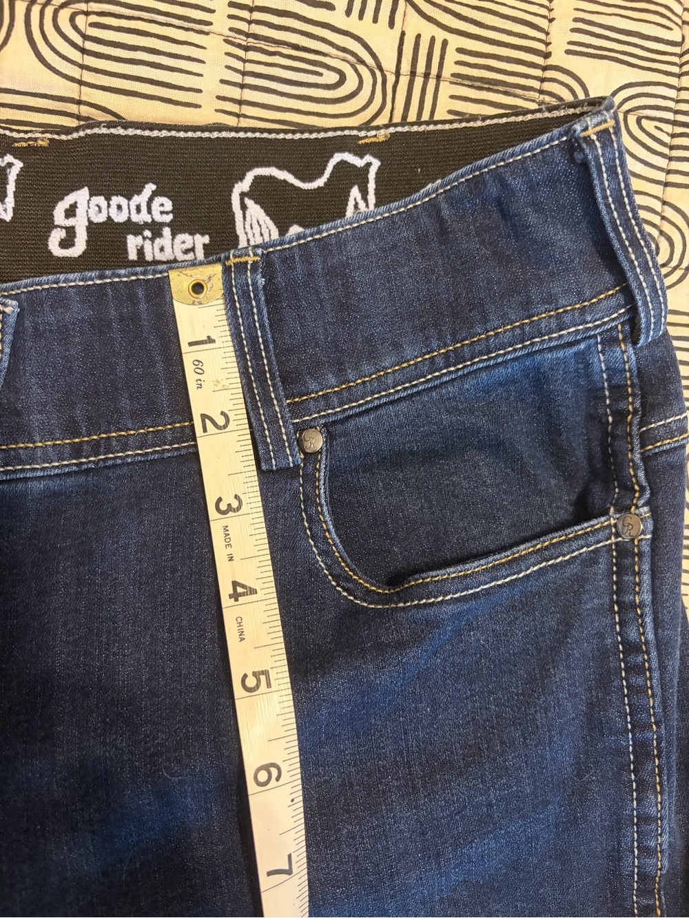 Goode Rider Equestrian Jean, Full Seat, 32R - Picture 15 of 17